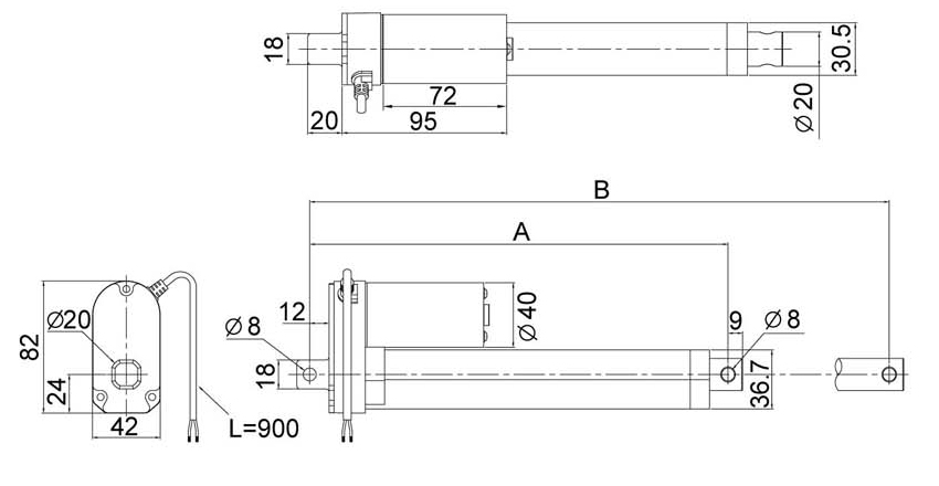 Actuator 01KS3 Potentiometer